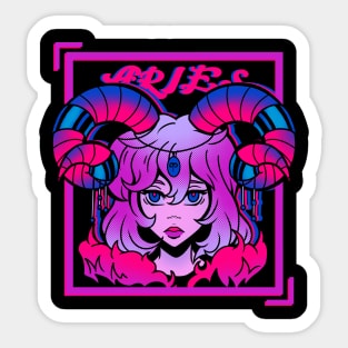 ZodiacGalZ - Aries Sticker